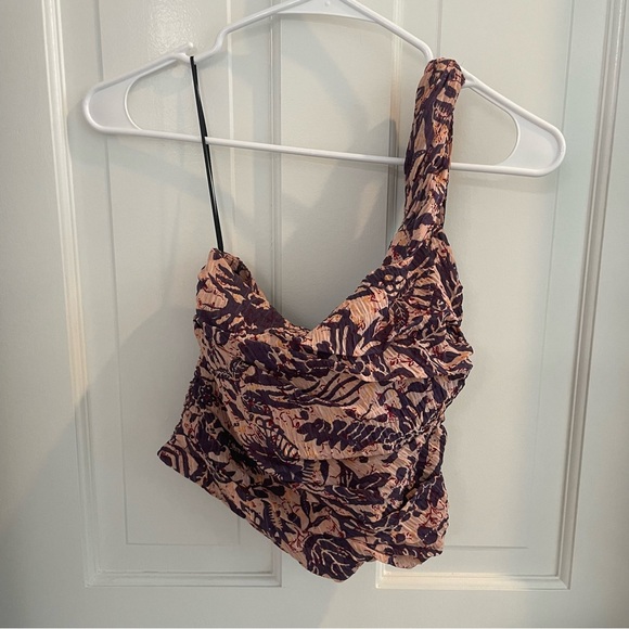 Zara matching set crop top and midi skirt size xs - Picture 9 of 11